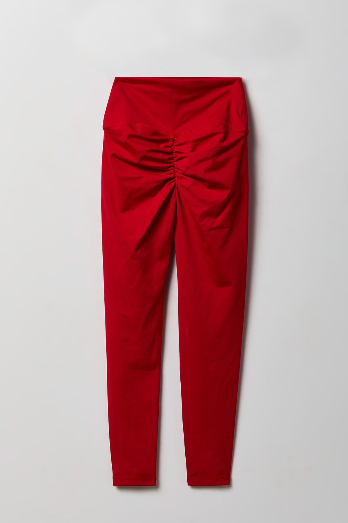 Alt View 5. Active High Density Scrunch Legging - Red
