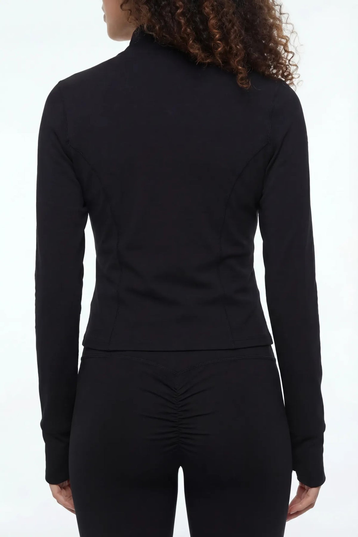 Alt View 2. Active High Density Scrunch Legging - Black