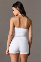 Playboy Active High Density Rhinestone Short 4"