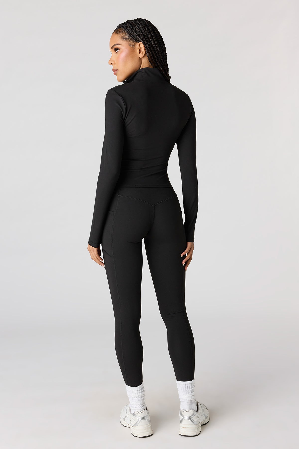 Alt View 8. Active High Density Side Pocket Legging - Pink