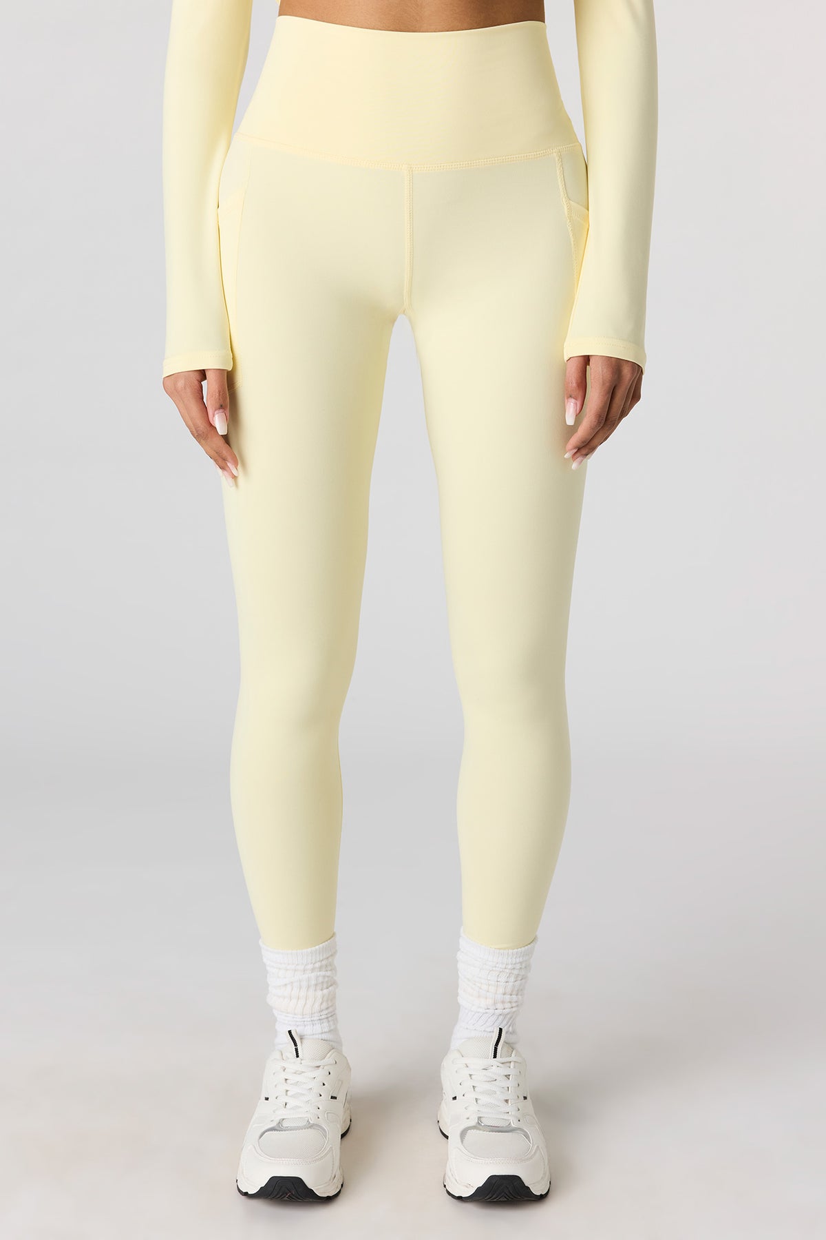 Alt View 15. Active High Density Side Pocket Legging - Pink