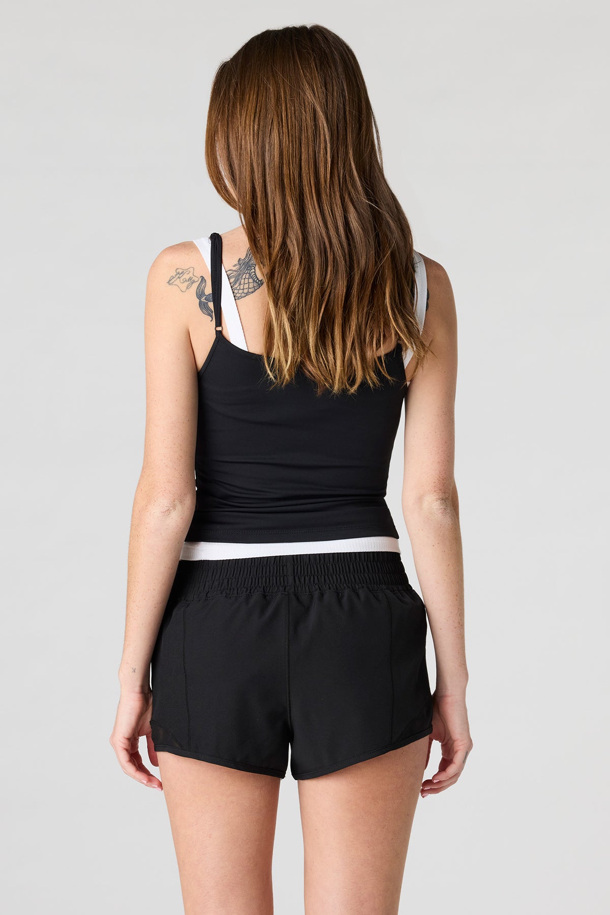 Alt View 2. Active High Density Running Short 2.5" - Black