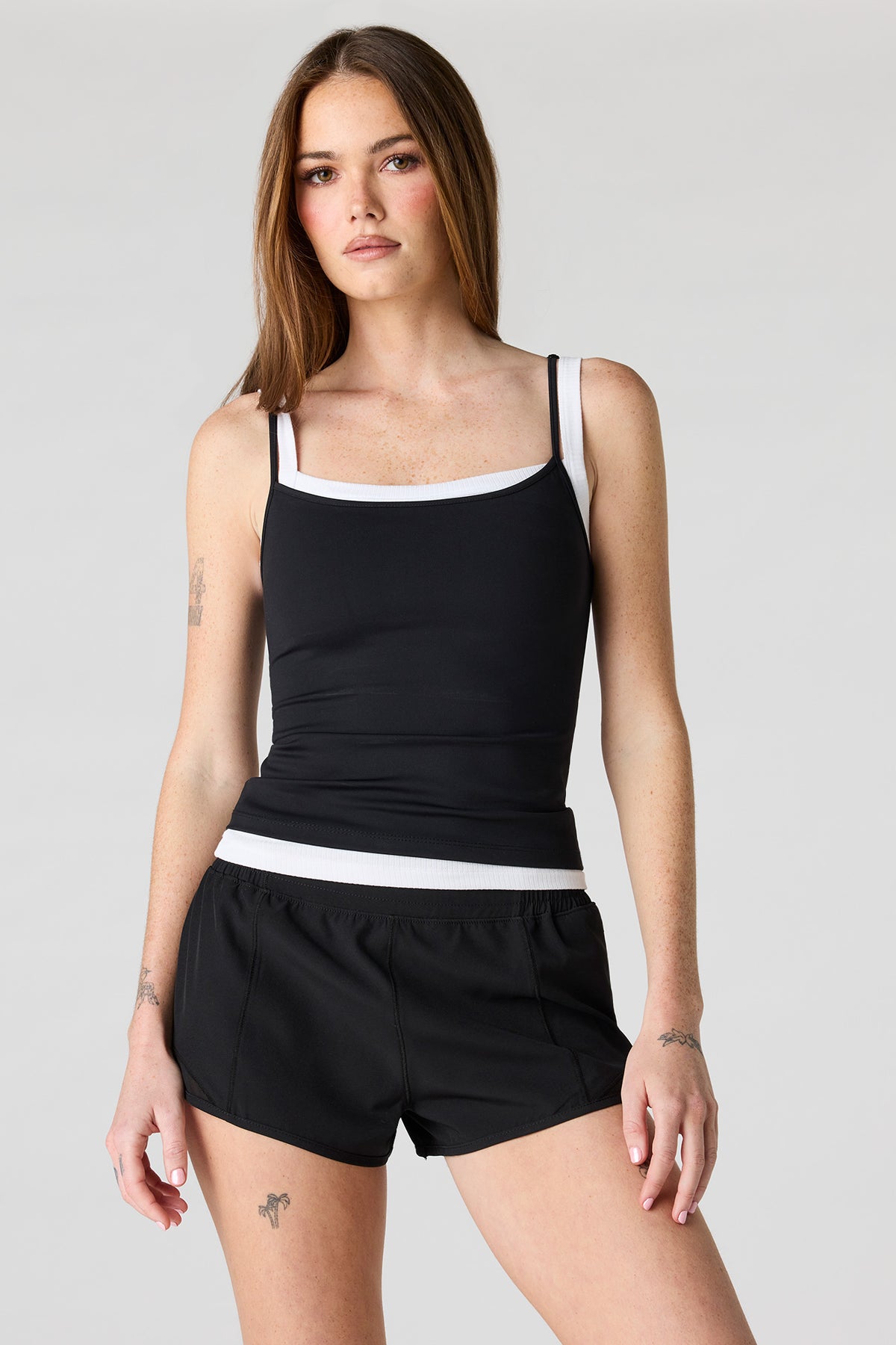 Active High Density Running Short 2.5" - Black