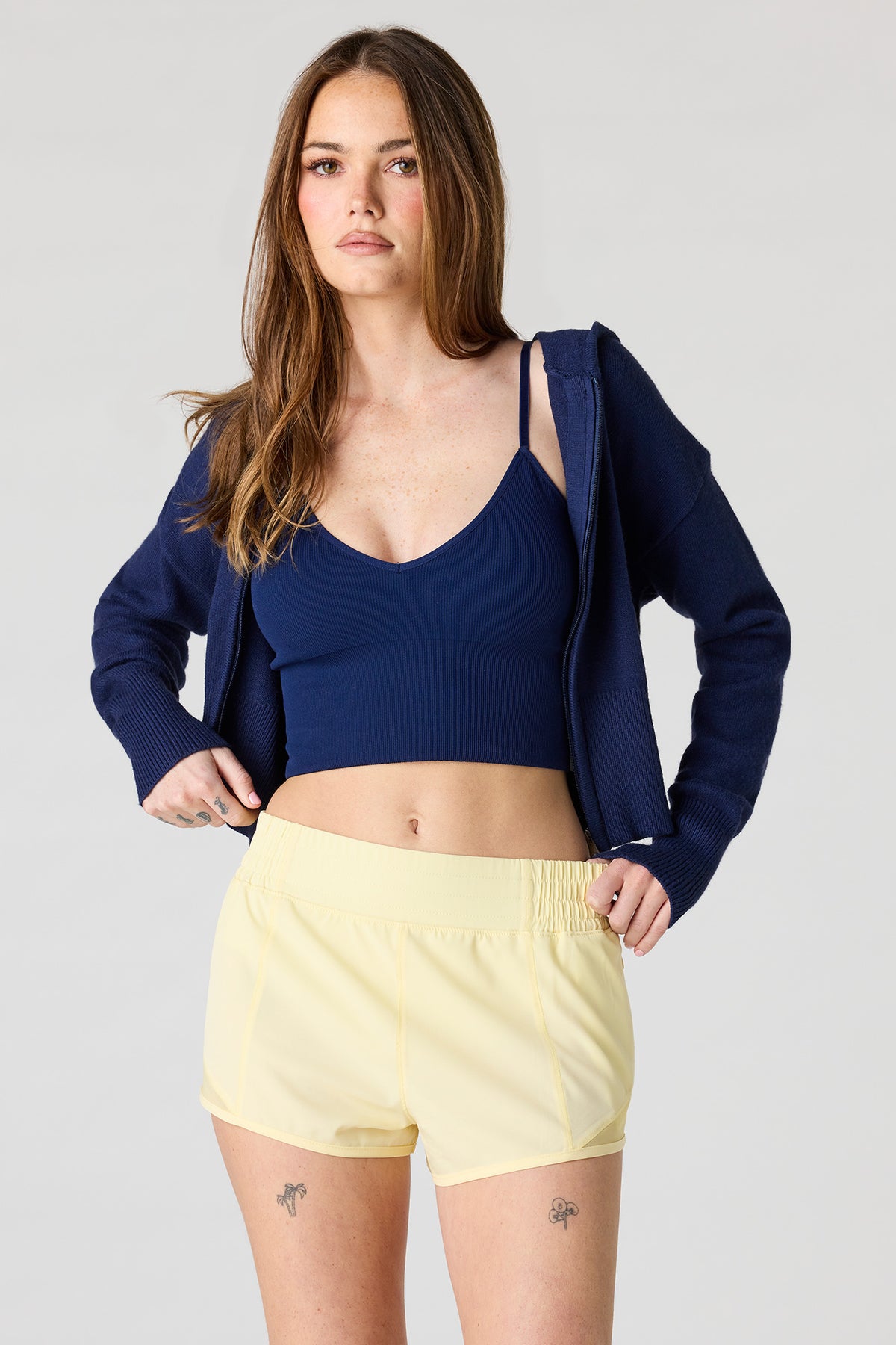 Active High Density Running Short 2.5" - Yellow