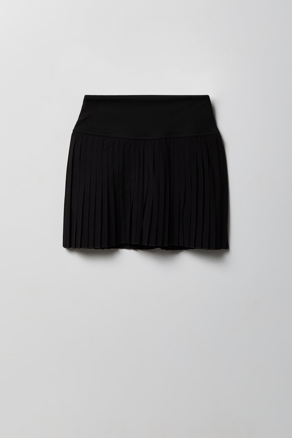 Alt View 4. Sommer Ray High Density Pleated Skort - Black