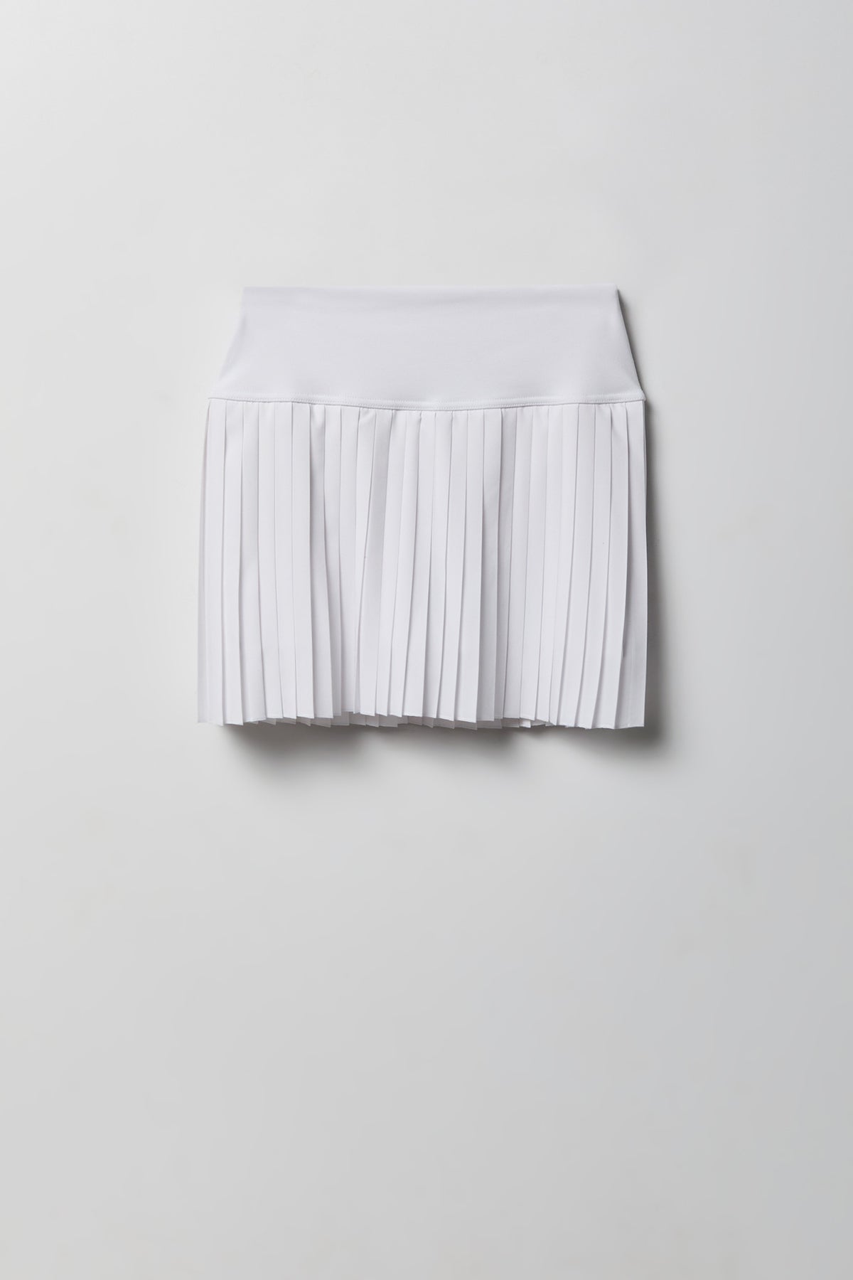 Alt View 4. Sommer Ray High Density Pleated Skort - White