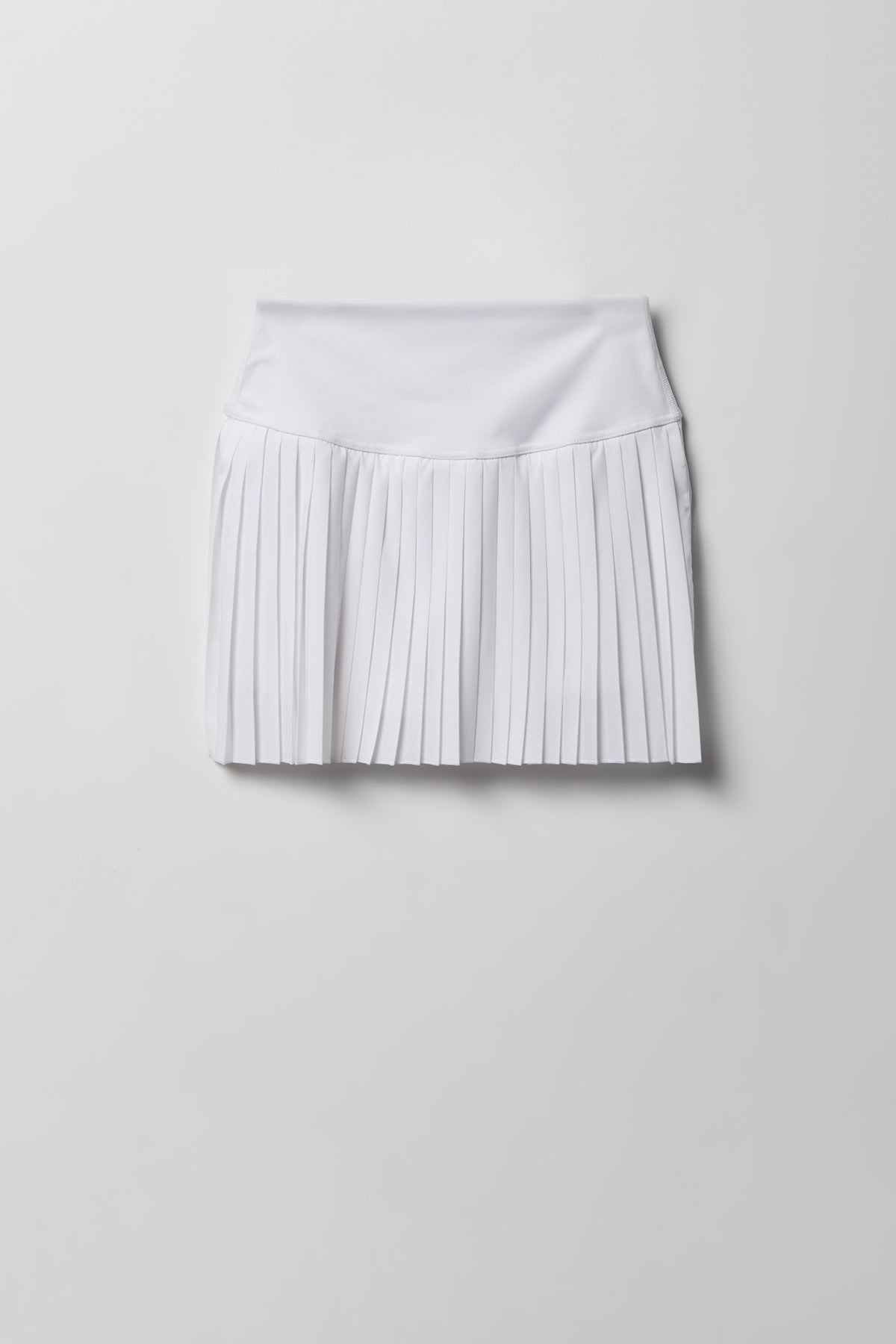 Alt View 5. Sommer Ray High Density Pleated Skort - White