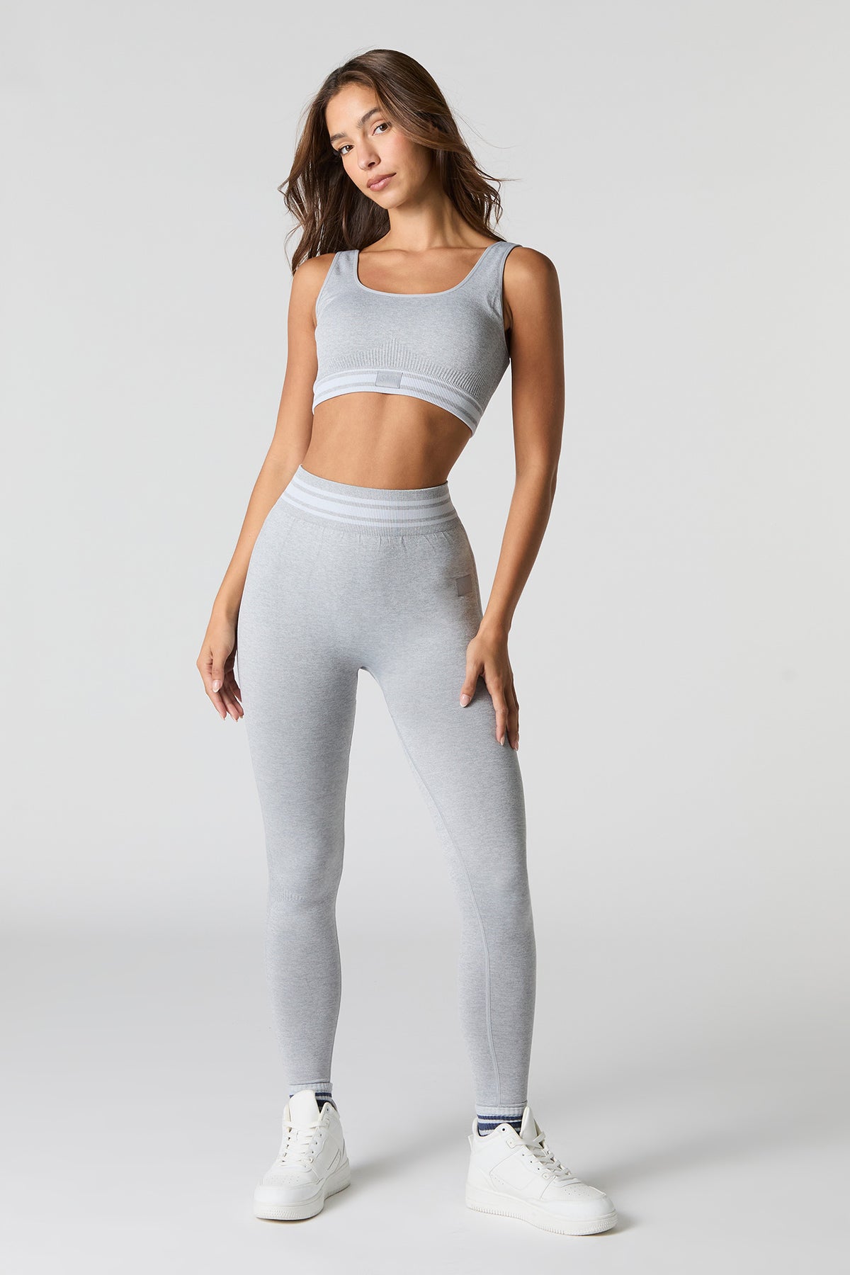 Sommer Ray Seamless Striped Waist Active Legging