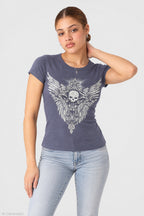 Gothic Graphic Fitted Tee