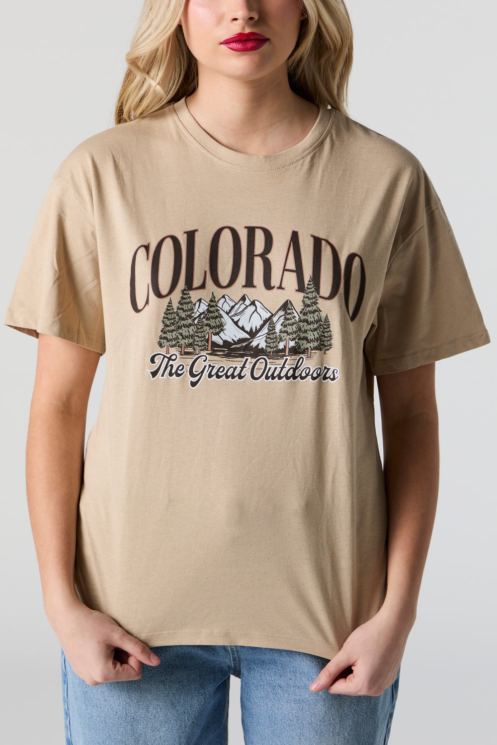 Colorado Graphic Boyfriend T-Shirt Colorado Graphic Boyfriend T-Shirt 1