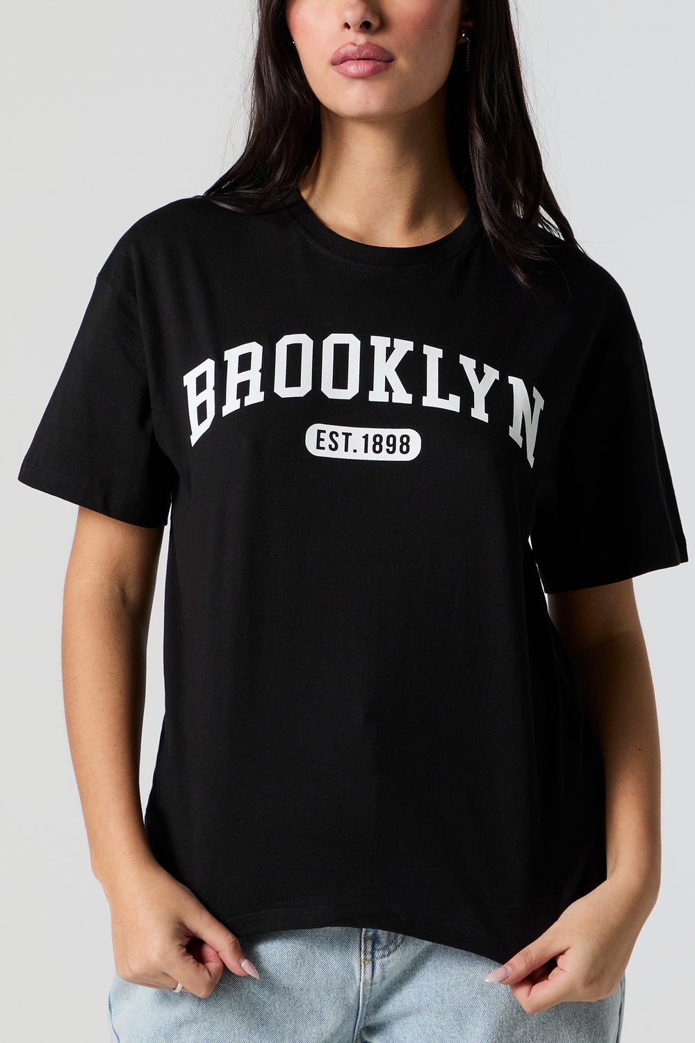 Brooklyn Graphic Boyfriend T-Shirt Brooklyn Graphic Boyfriend T-Shirt 1