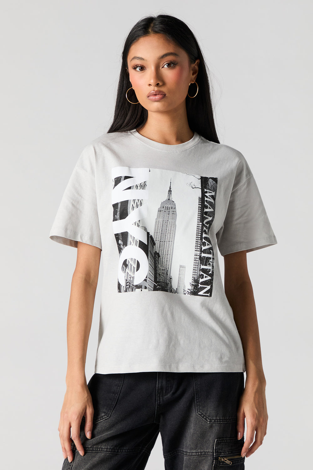 Manhattan Graphic Boyfriend T-Shirt Manhattan Graphic Boyfriend T-Shirt 2