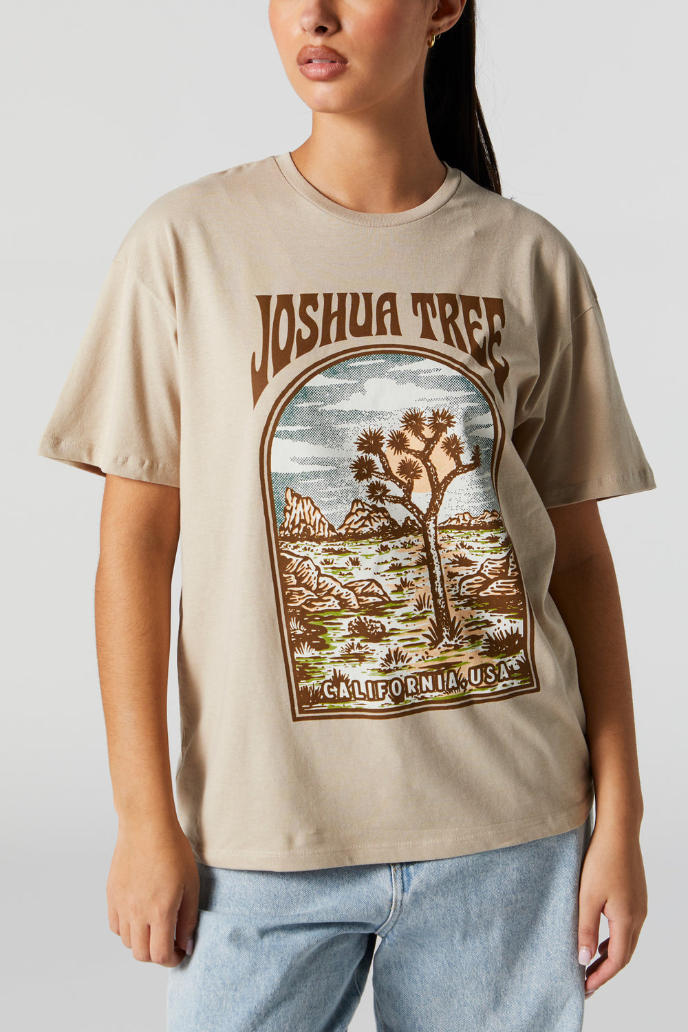 Joshua Tree Graphic Boyfriend T-Shirt Joshua Tree Graphic Boyfriend T-Shirt 1