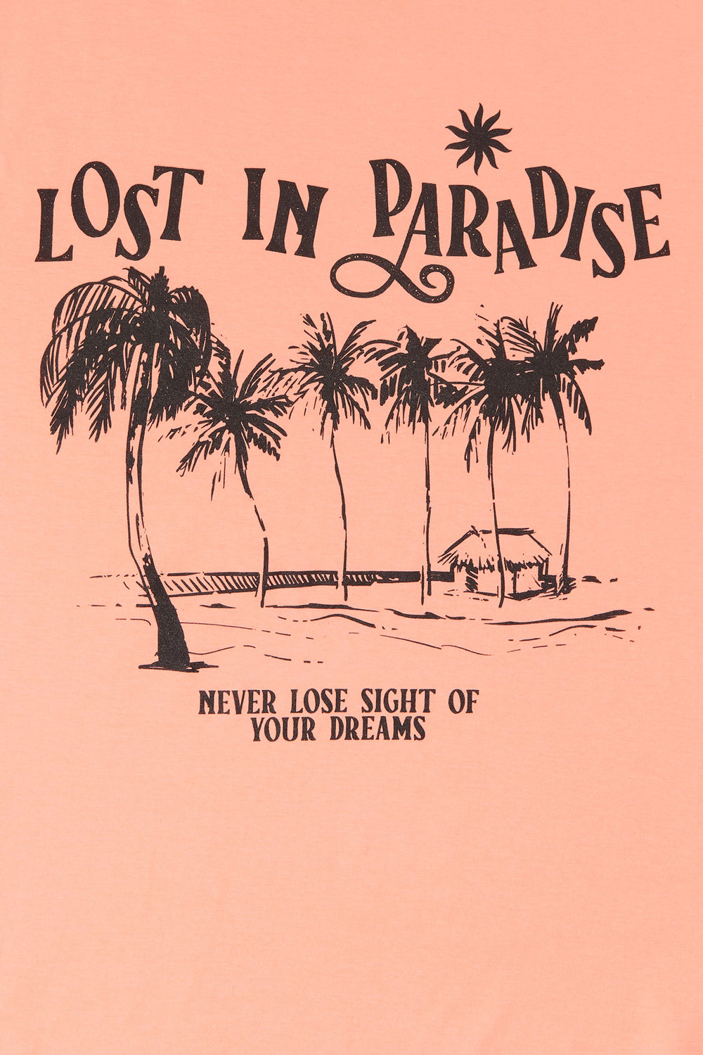 Lost In Paradise Graphic Boyfriend T-Shirt Lost In Paradise Graphic Boyfriend T-Shirt 1
