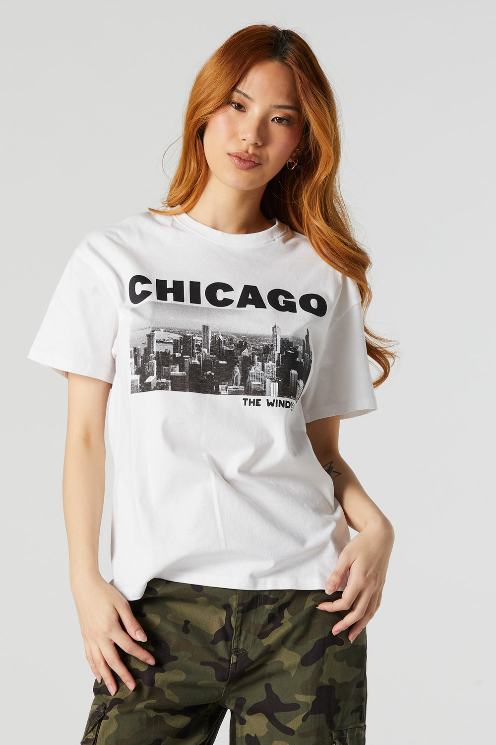 Chicago Graphic Boyfriend T-Shirt Chicago Graphic Boyfriend T-Shirt 2