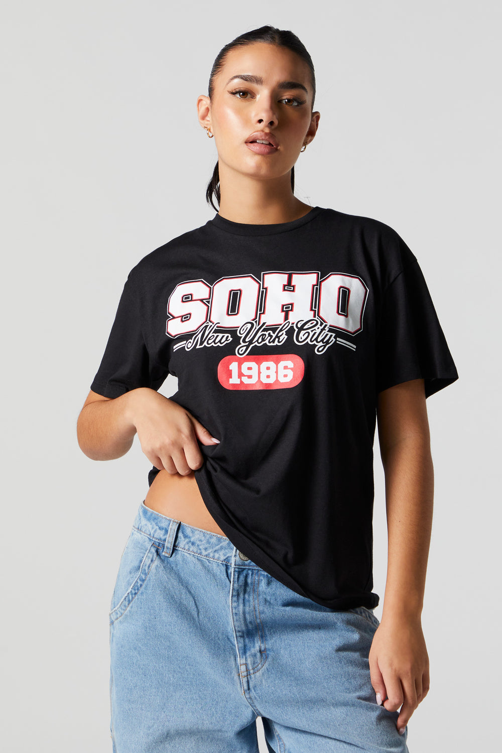 Soho Graphic Boyfriend T-Shirt Soho Graphic Boyfriend T-Shirt 2