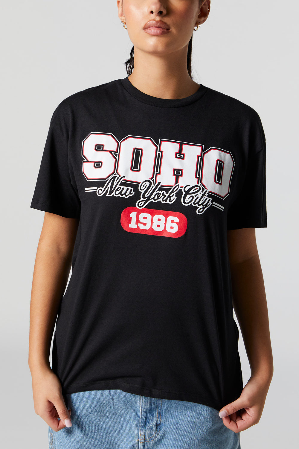 Soho Graphic Boyfriend T-Shirt Soho Graphic Boyfriend T-Shirt 1