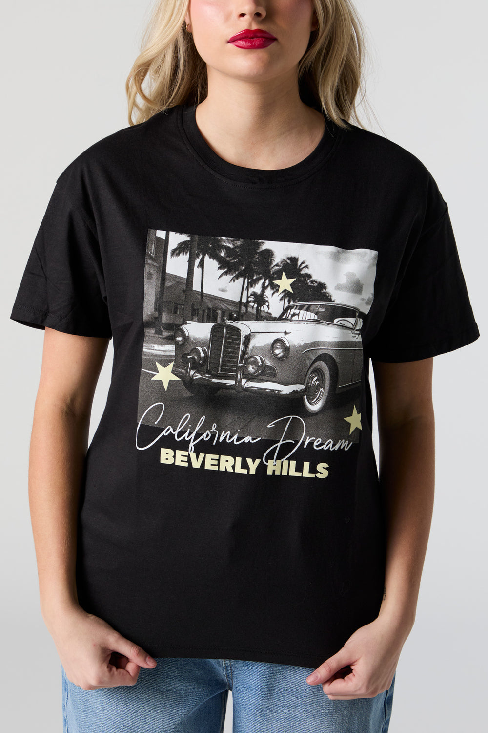 Beverly Hills Graphic Boyfriend T-Shirt Beverly Hills Graphic Boyfriend T-Shirt 1