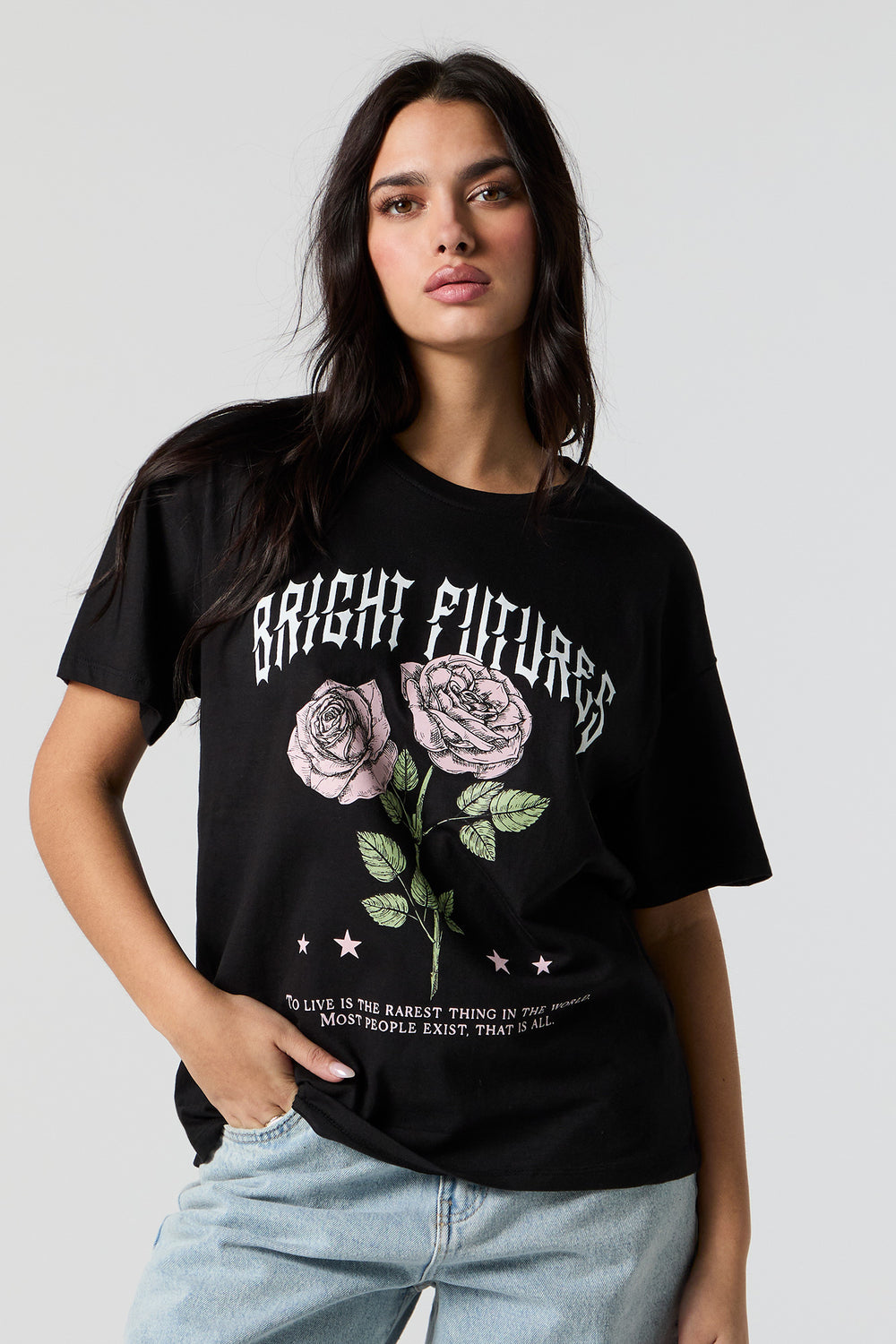 Bright Futures Graphic Boyfriend T-Shirt Bright Futures Graphic Boyfriend T-Shirt 2