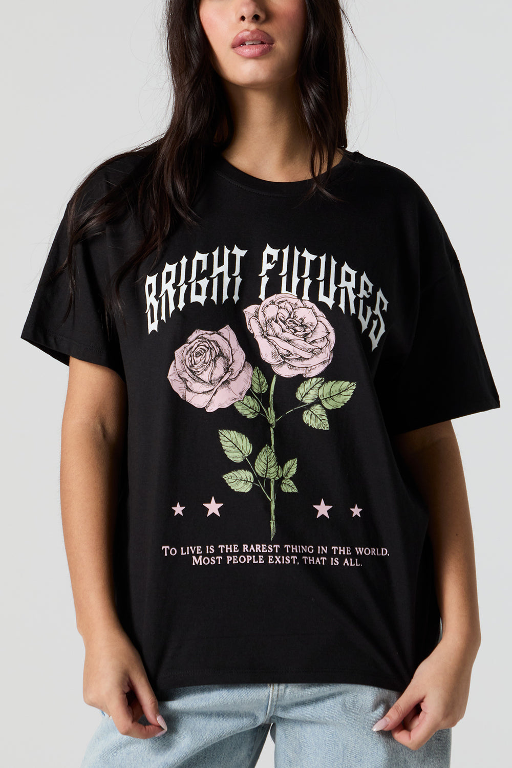 Bright Futures Graphic Boyfriend T-Shirt Bright Futures Graphic Boyfriend T-Shirt 1
