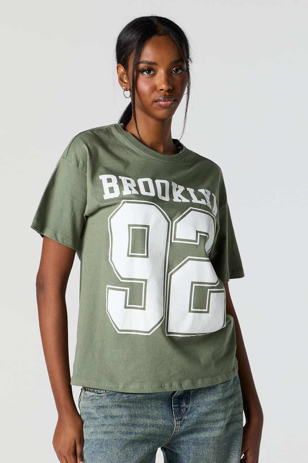 Brooklyn 92 Graphic Boyfriend T-Shirt Brooklyn 92 Graphic Boyfriend T-Shirt 2