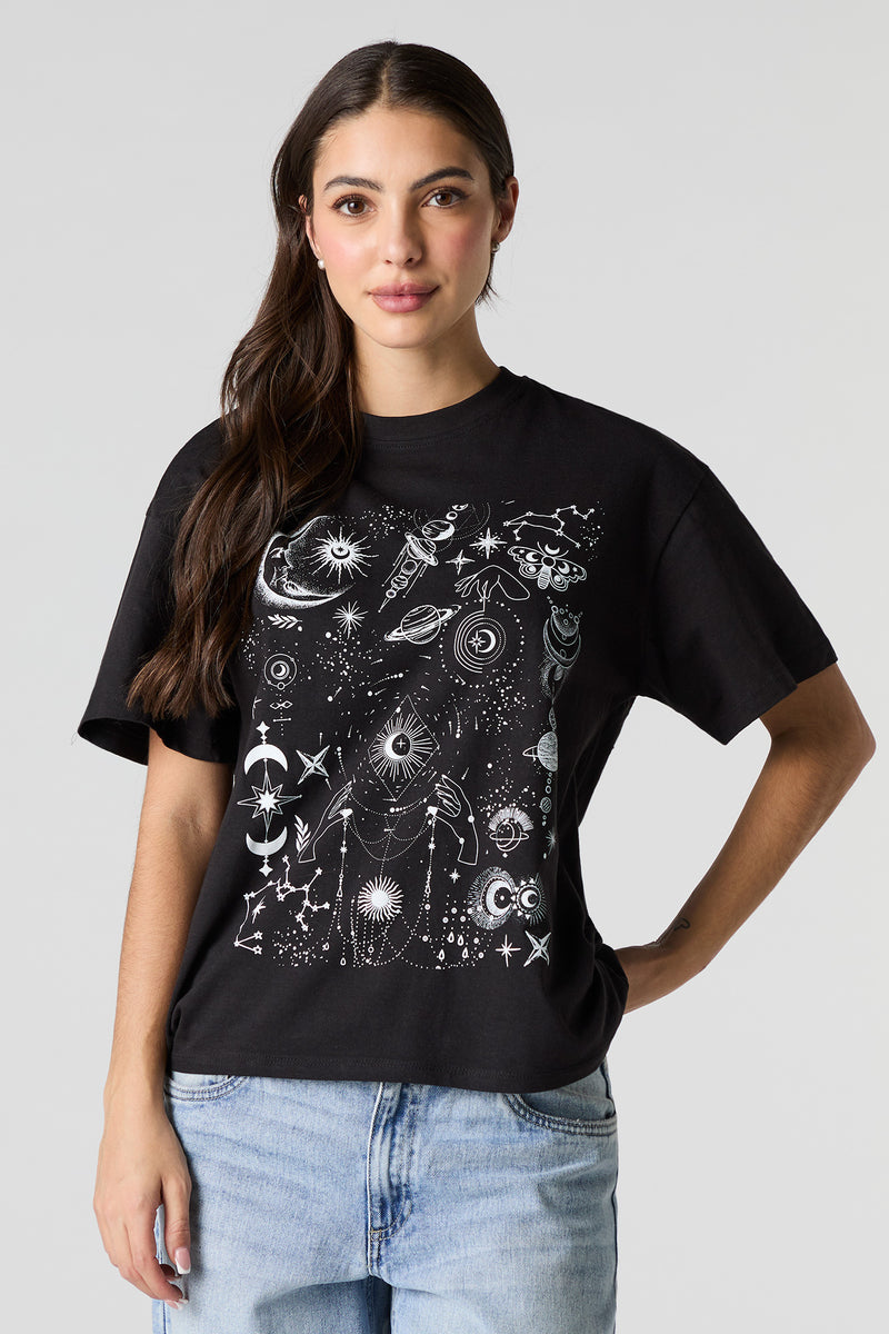 Ethereal Graphic Boyfriend T-Shirt