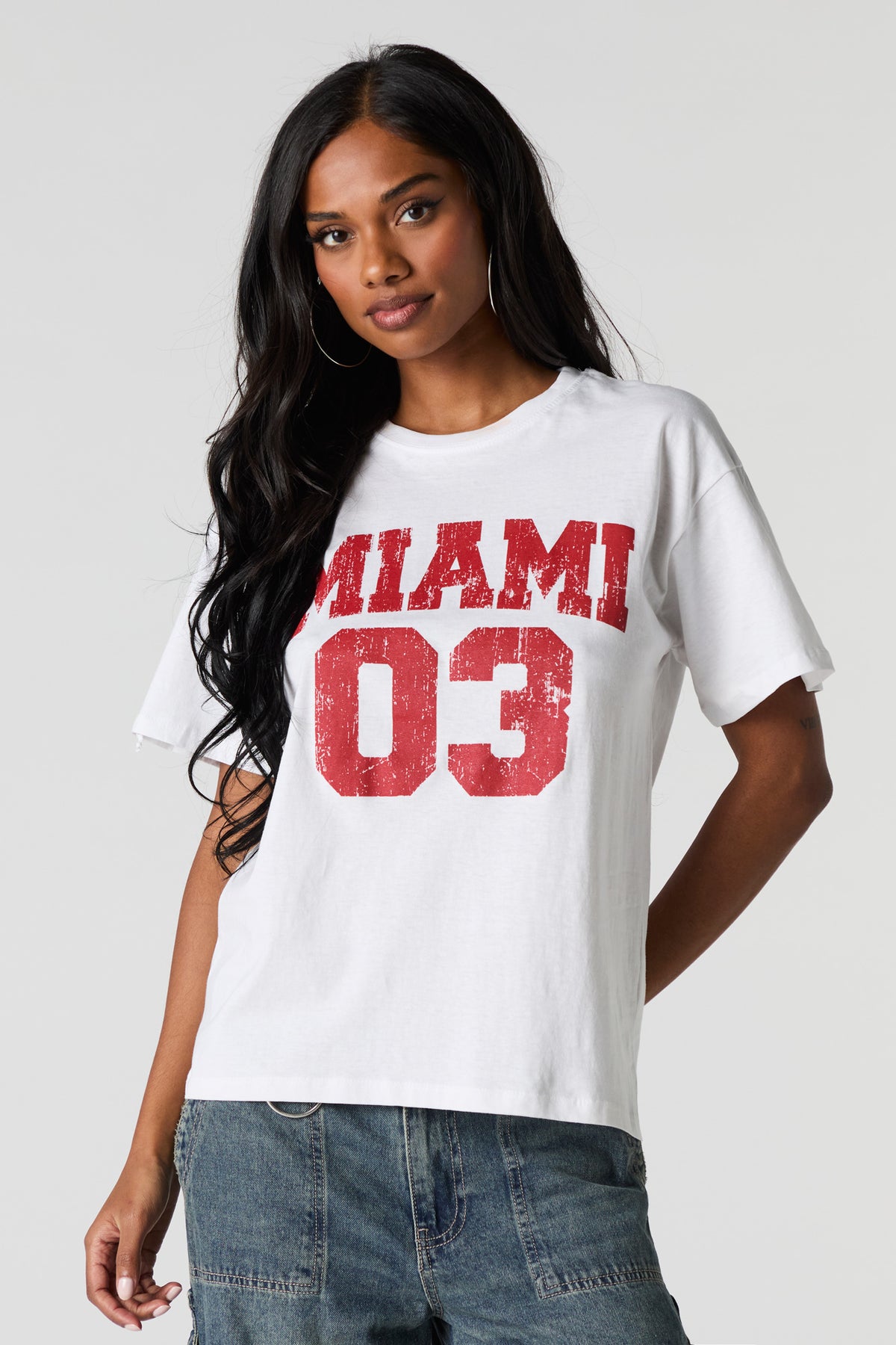 Miami Graphic Boyfriend T-Shirt