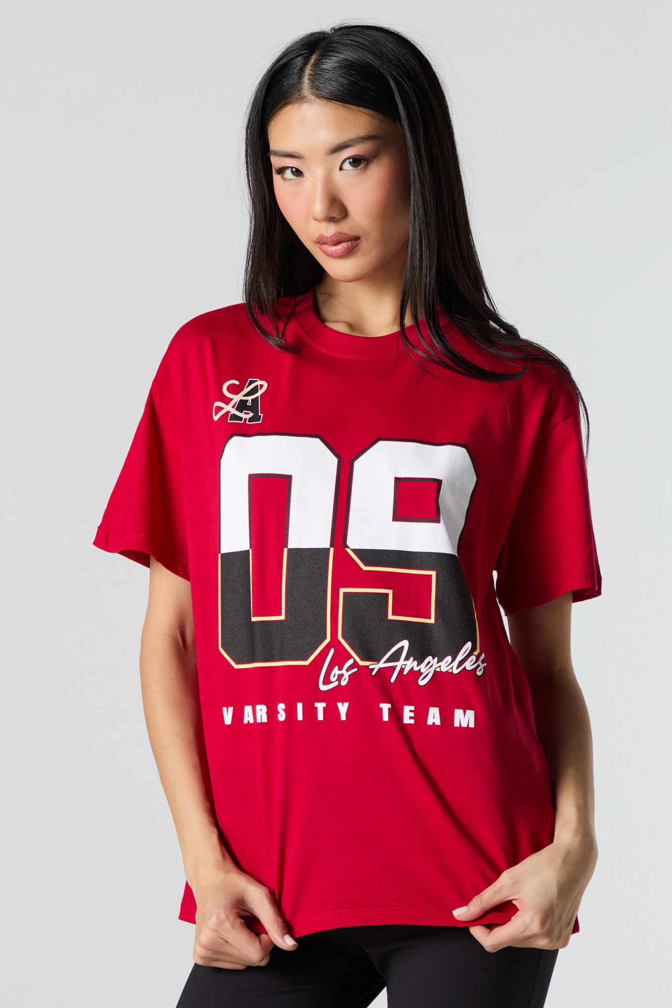 LA Varsity Team Graphic Boyfriend T-Shirt