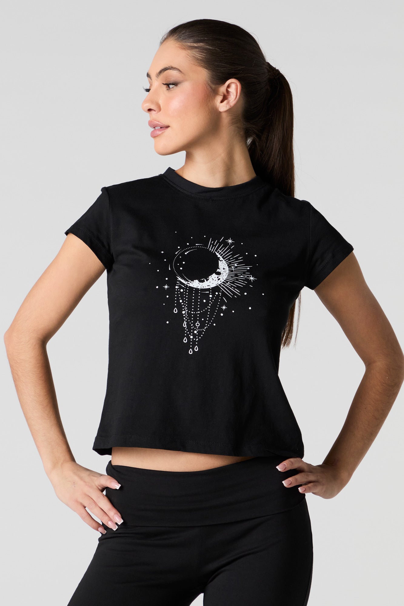 Moon Graphic T-Shirt