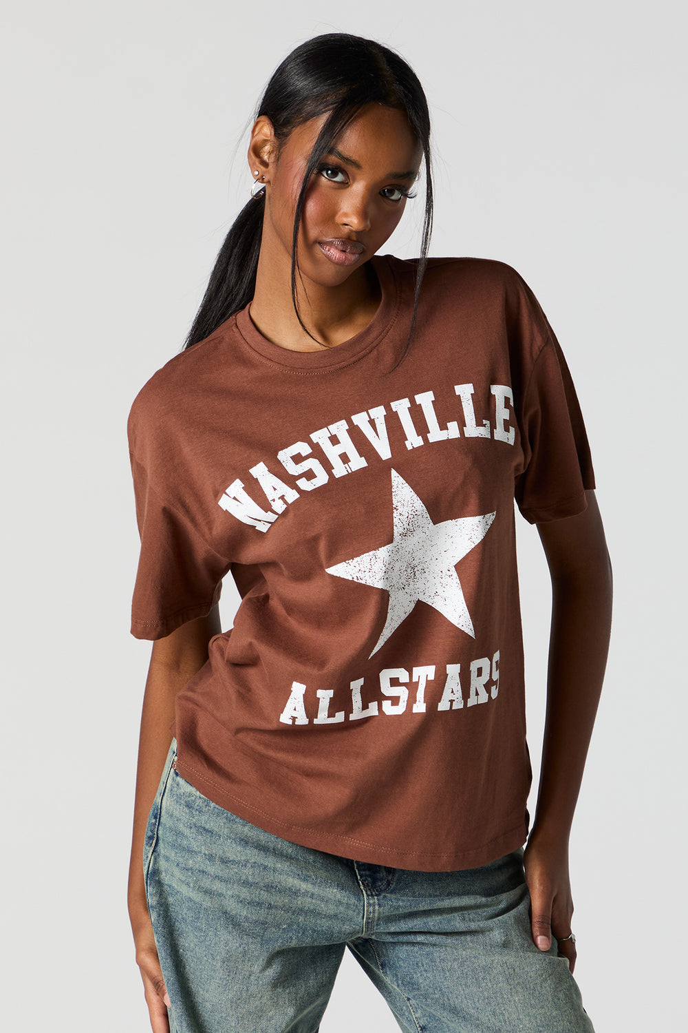 Nashville Allstars Graphic Boyfriend T-Shirt Nashville Allstars Graphic Boyfriend T-Shirt 2