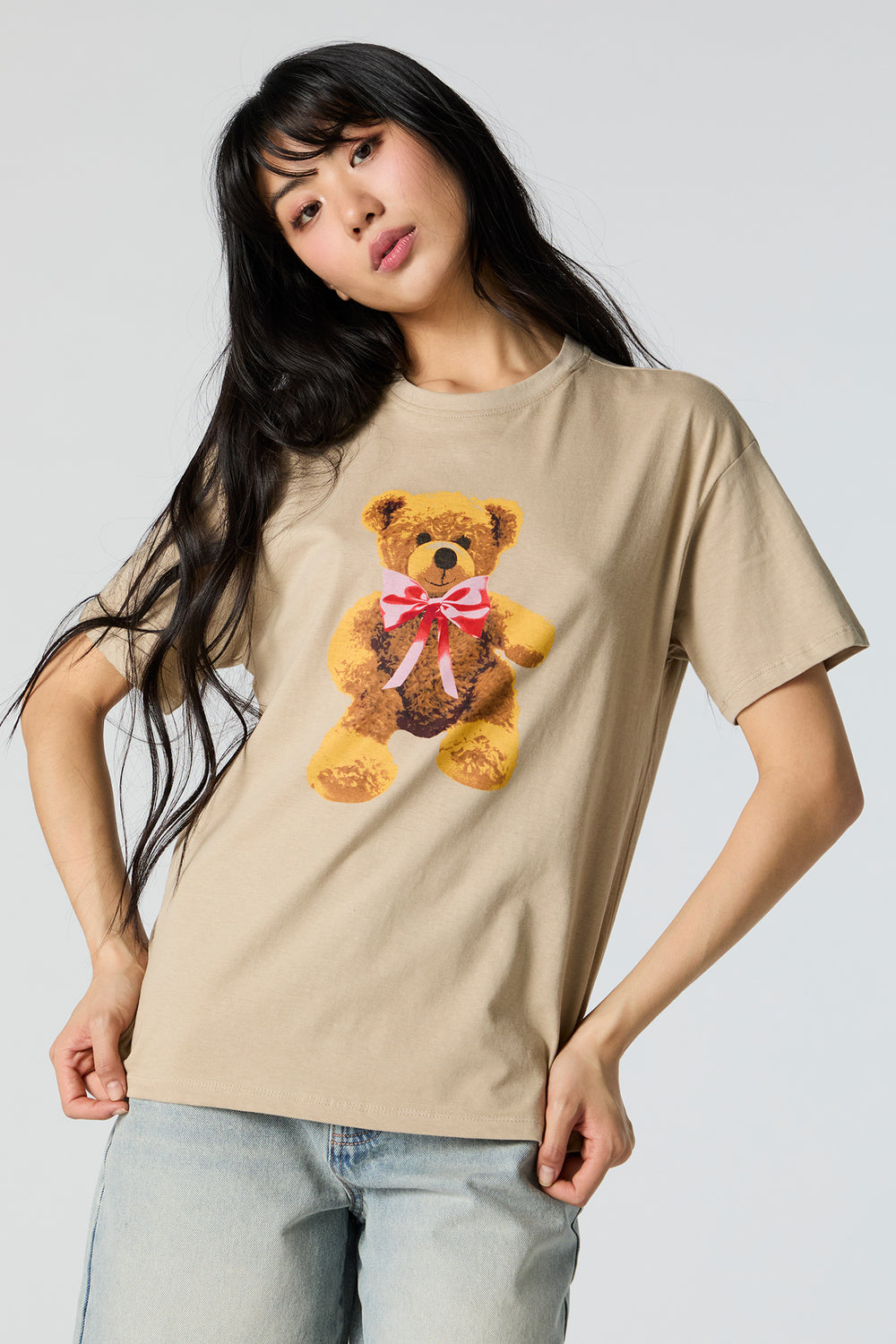 Teddy Bear Graphic Boyfriend T-Shirt Teddy Bear Graphic Boyfriend T-Shirt 2