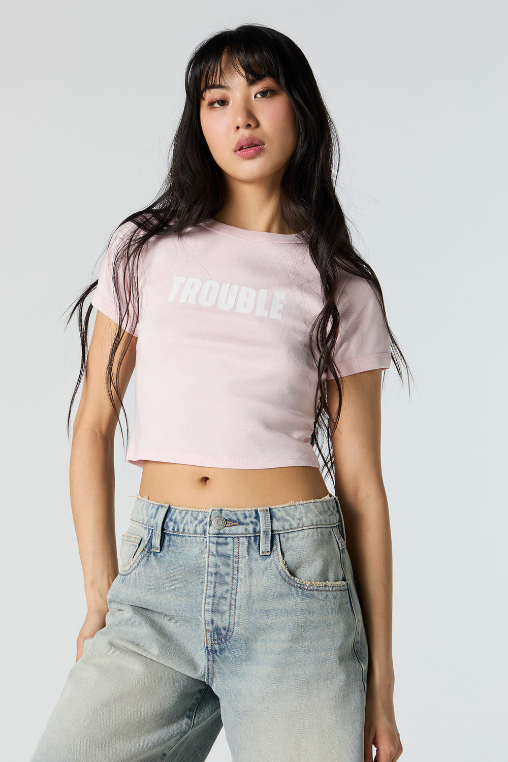 Trouble Graphic Baby T-Shirt Trouble Graphic Baby T-Shirt 4