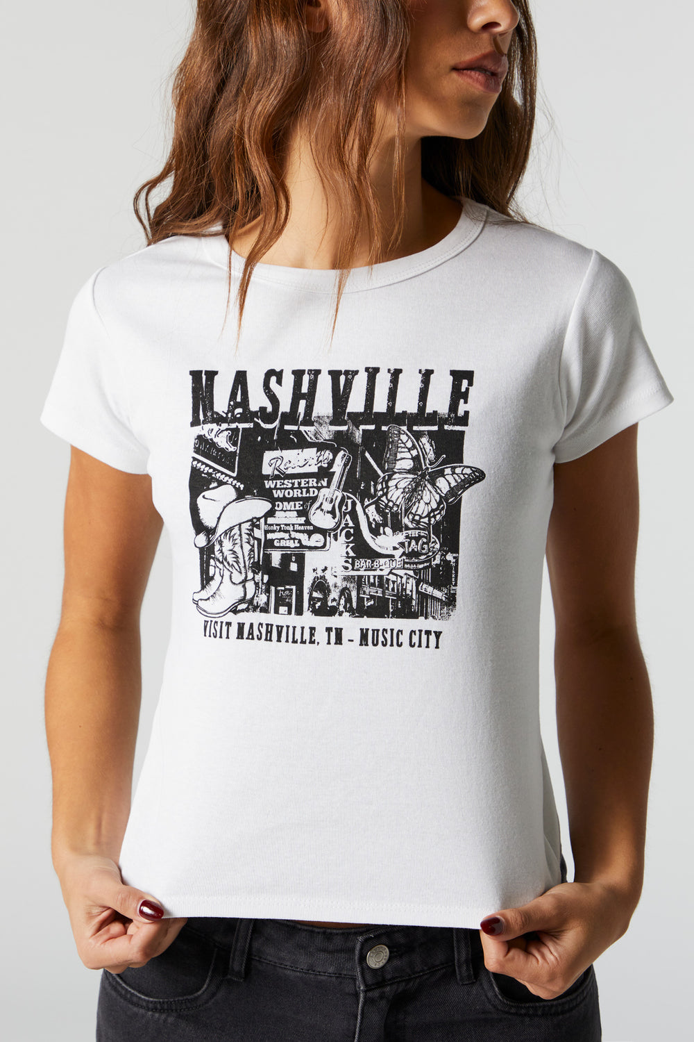 Nashville Music City Graphic T-Shirt Nashville Music City Graphic T-Shirt 2