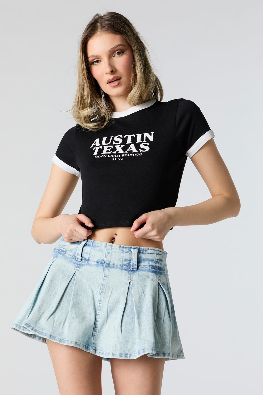 Austin Texas Graphic Baby Ringer T-Shirt Austin Texas Graphic Baby Ringer T-Shirt 2