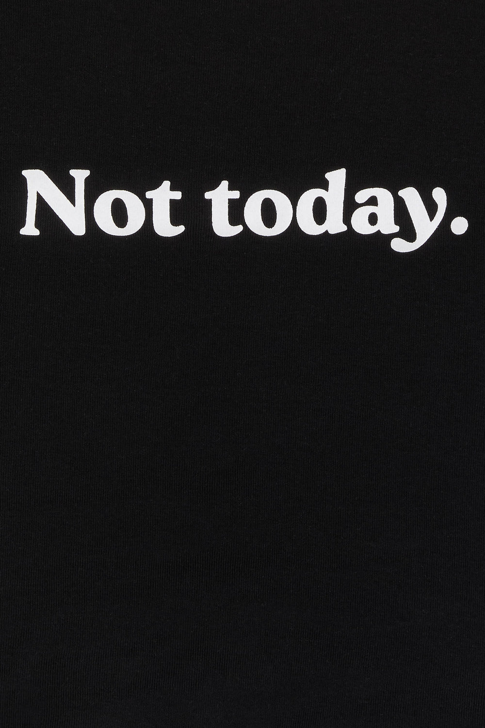 Not Today Graphic Baby Ringer T-Shirt Not Today Graphic Baby Ringer T-Shirt 1