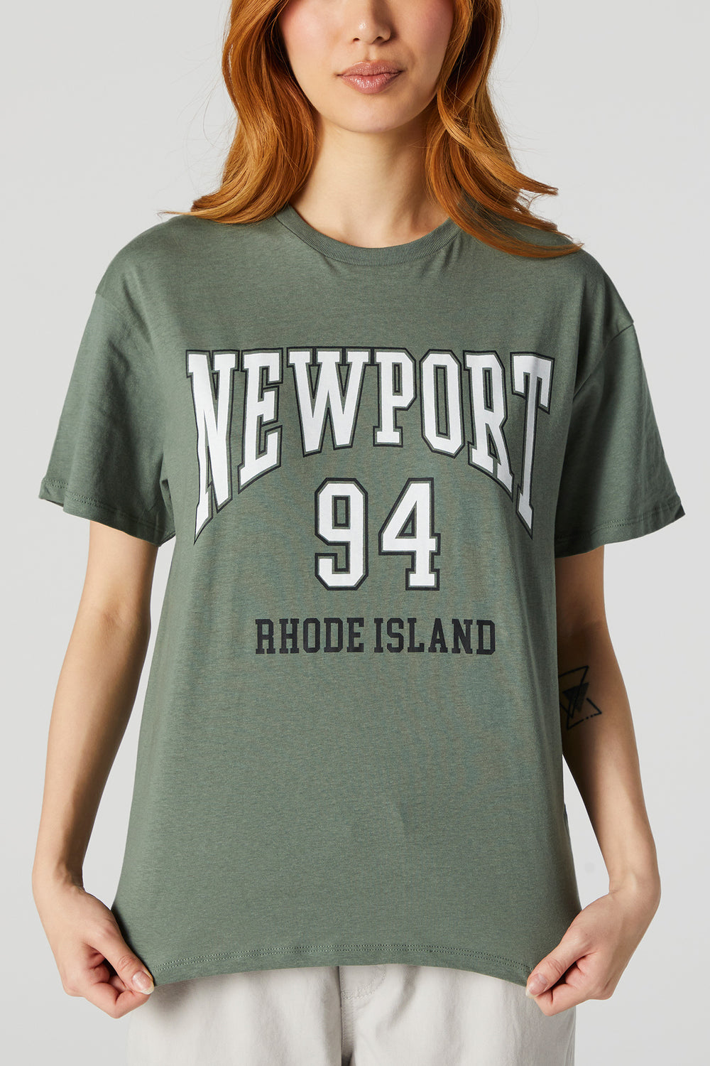 Newport Rhode Island Varsity Graphic Boyfriend T-Shirt Newport Rhode Island Varsity Graphic Boyfriend T-Shirt 1