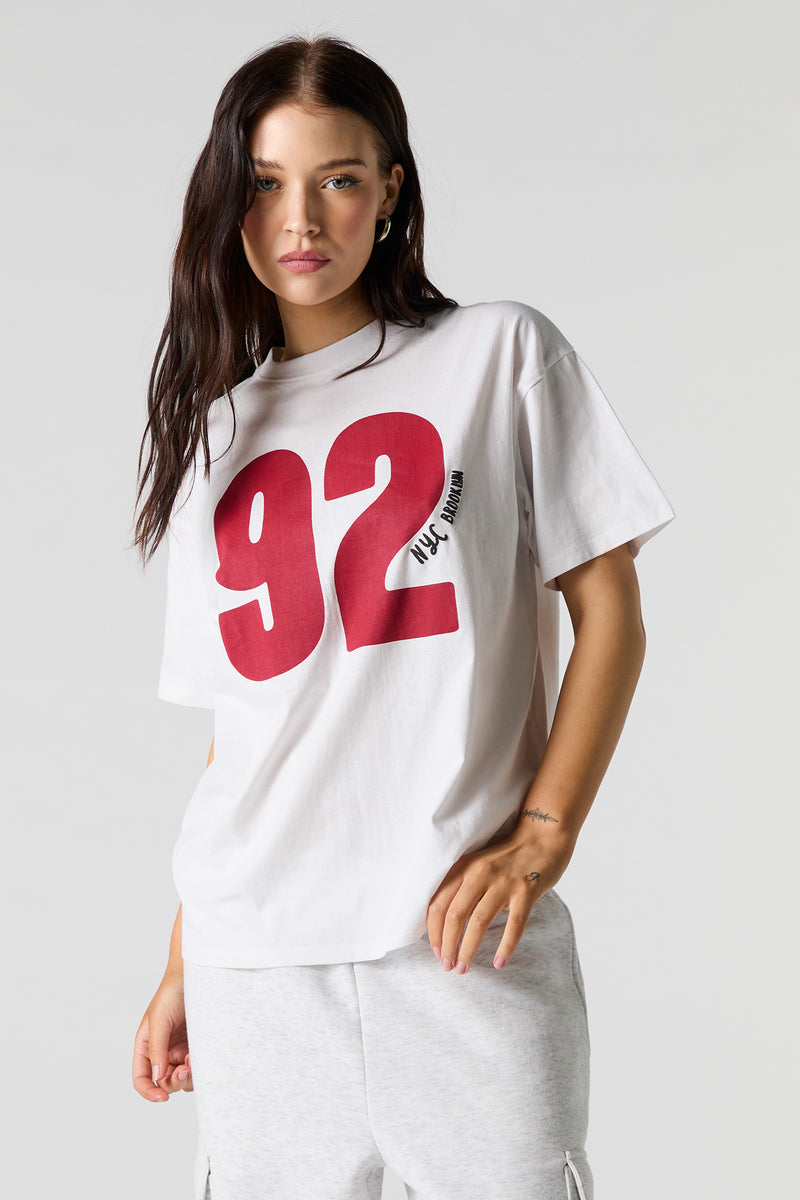 92 Brooklyn Graphic Boyfriend T-Shirt