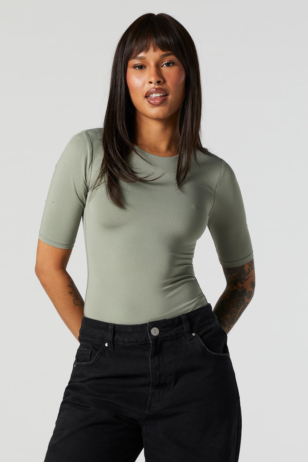 Contour Half Sleeve Bodysuit Contour Half Sleeve Bodysuit 1