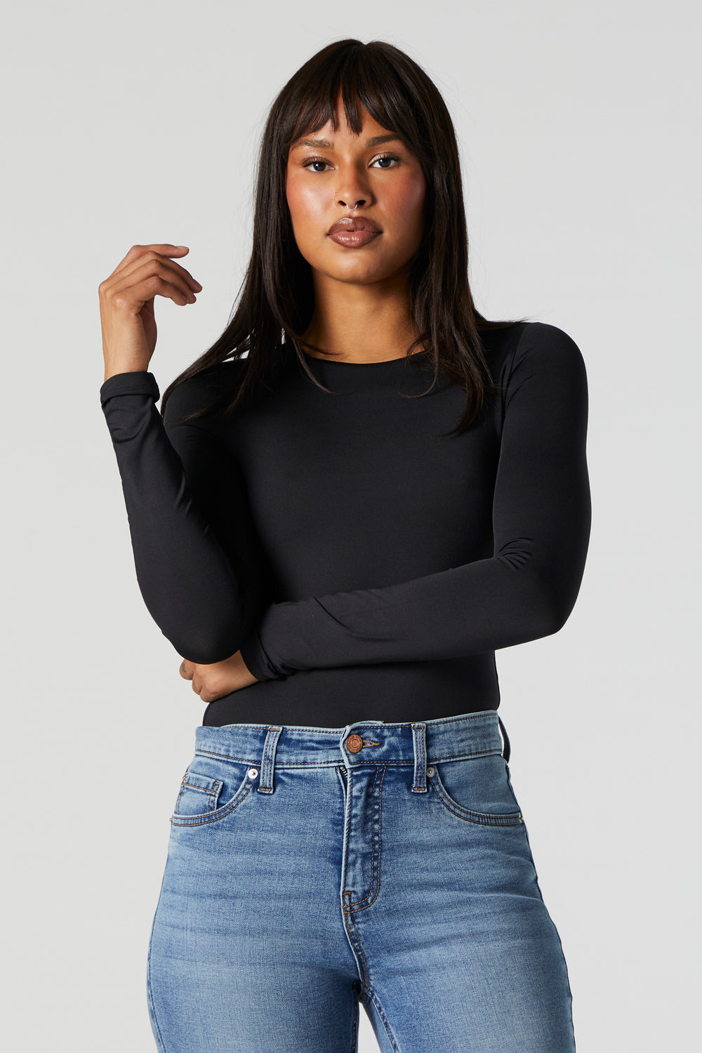 Contour Crewneck Long Sleeve Bodysuit Contour Crewneck Long Sleeve Bodysuit 6