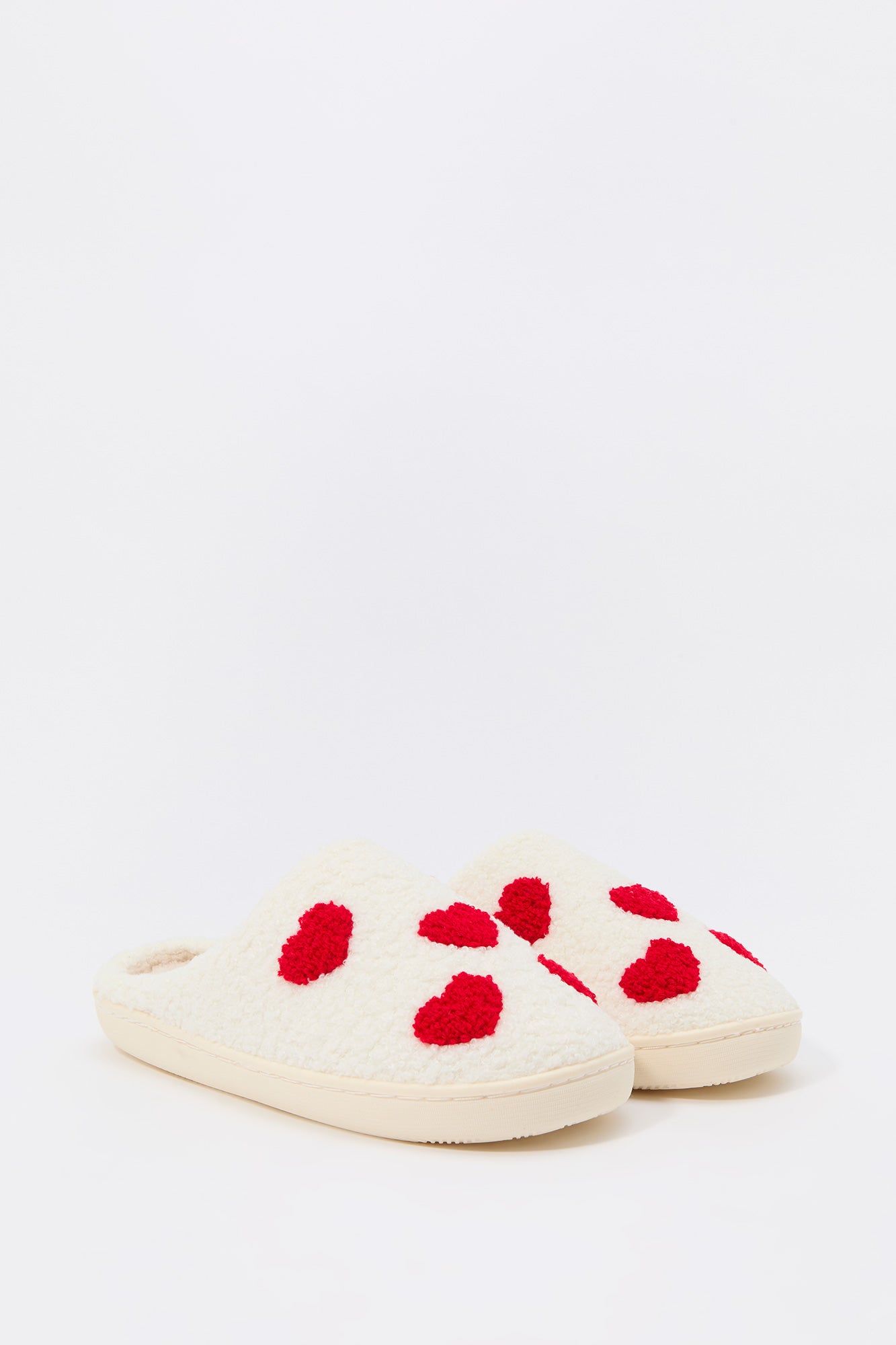 Heart Sherpa Slippers