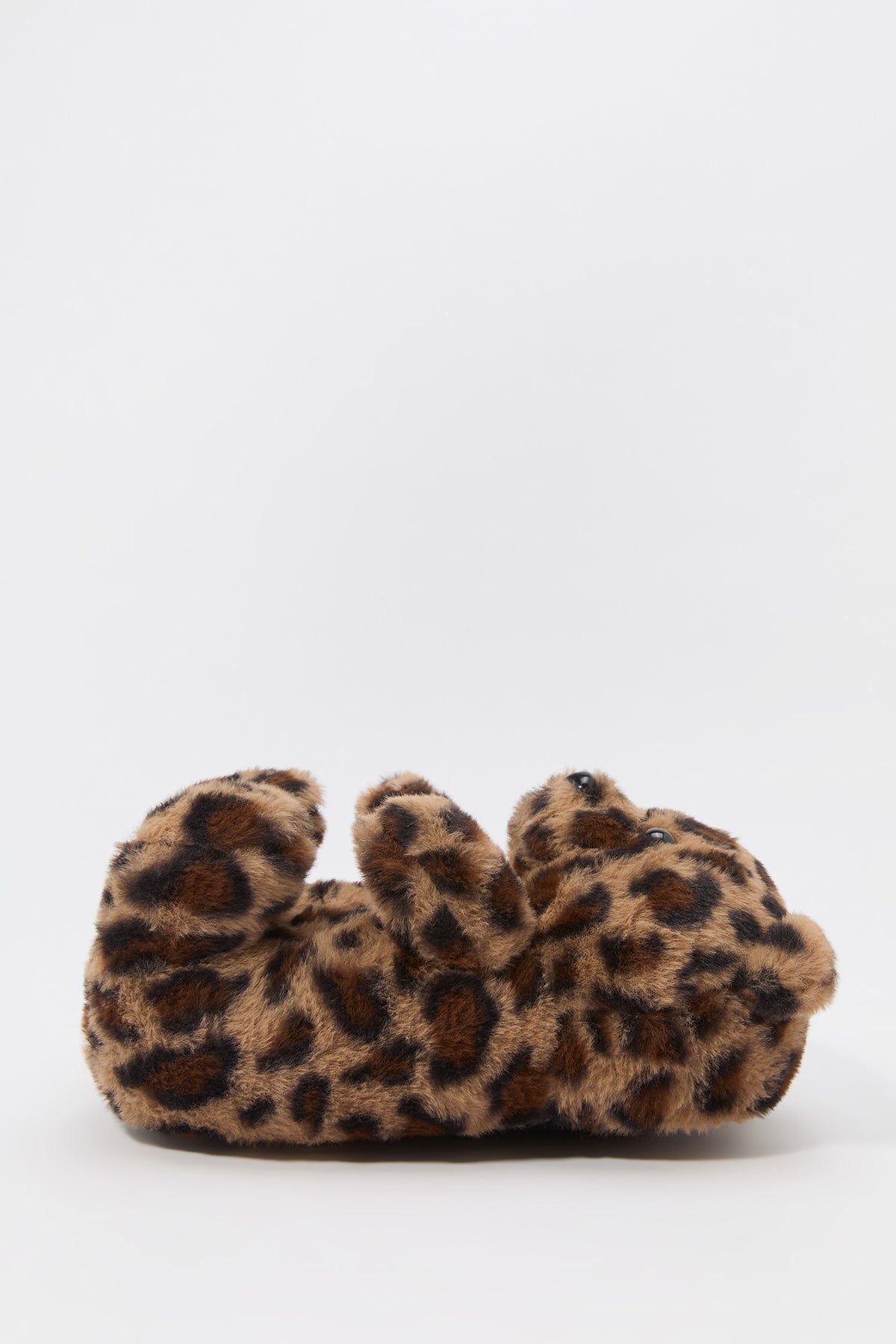 Faux Fur 3D Bear Slippers