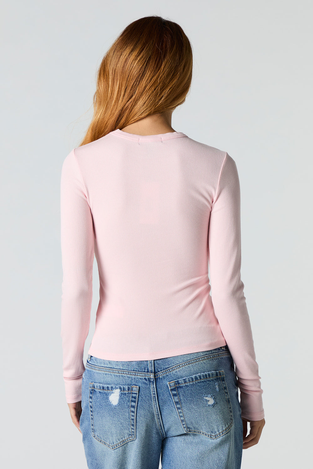 Ribbed Crewneck Long Sleeve Top Ribbed Crewneck Long Sleeve Top 20