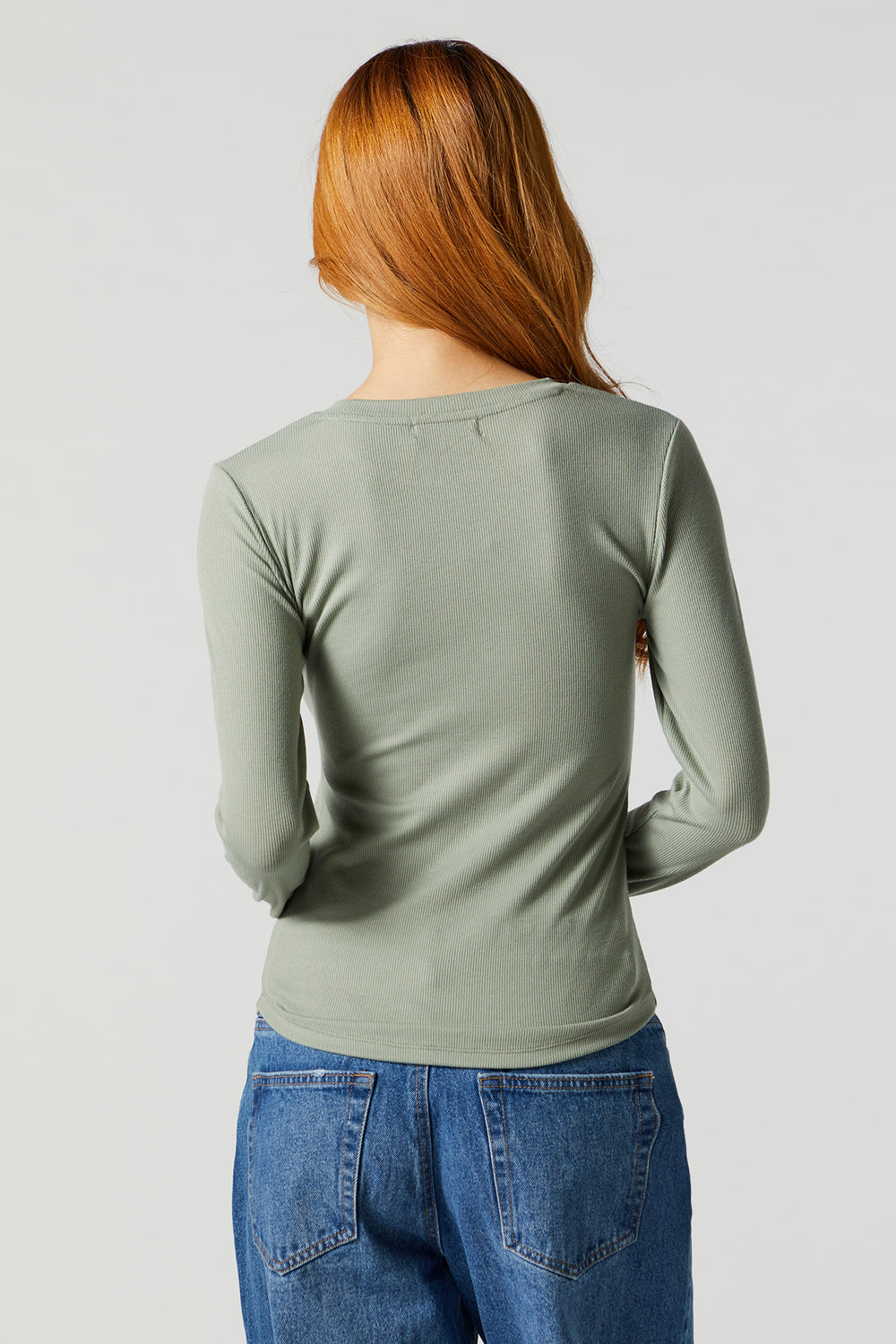 Basic Ribbed Long Sleeve Top Basic Ribbed Long Sleeve Top 12