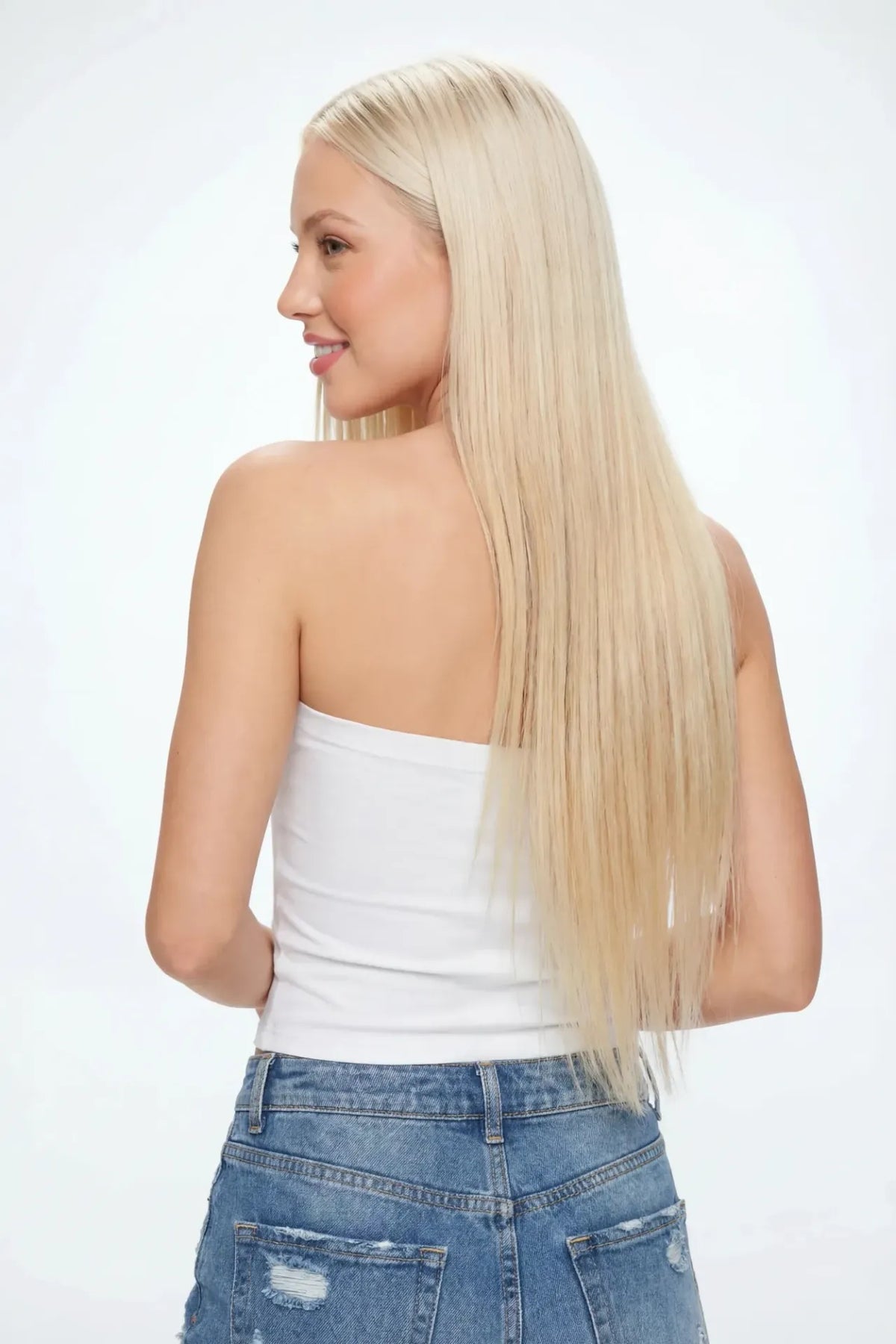 Alt View 3. USA Graphic Tube Top - White