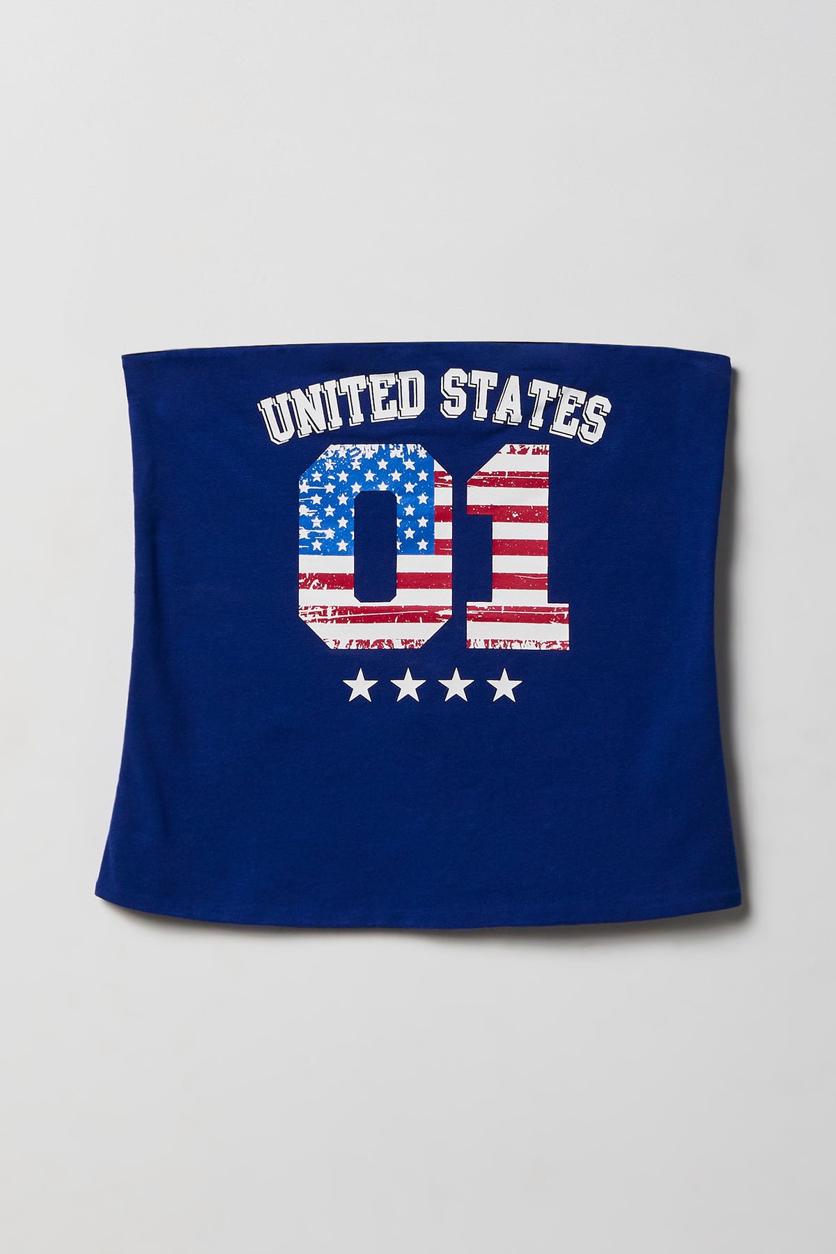 Alt View 5. USA Graphic Tube Top - Navy