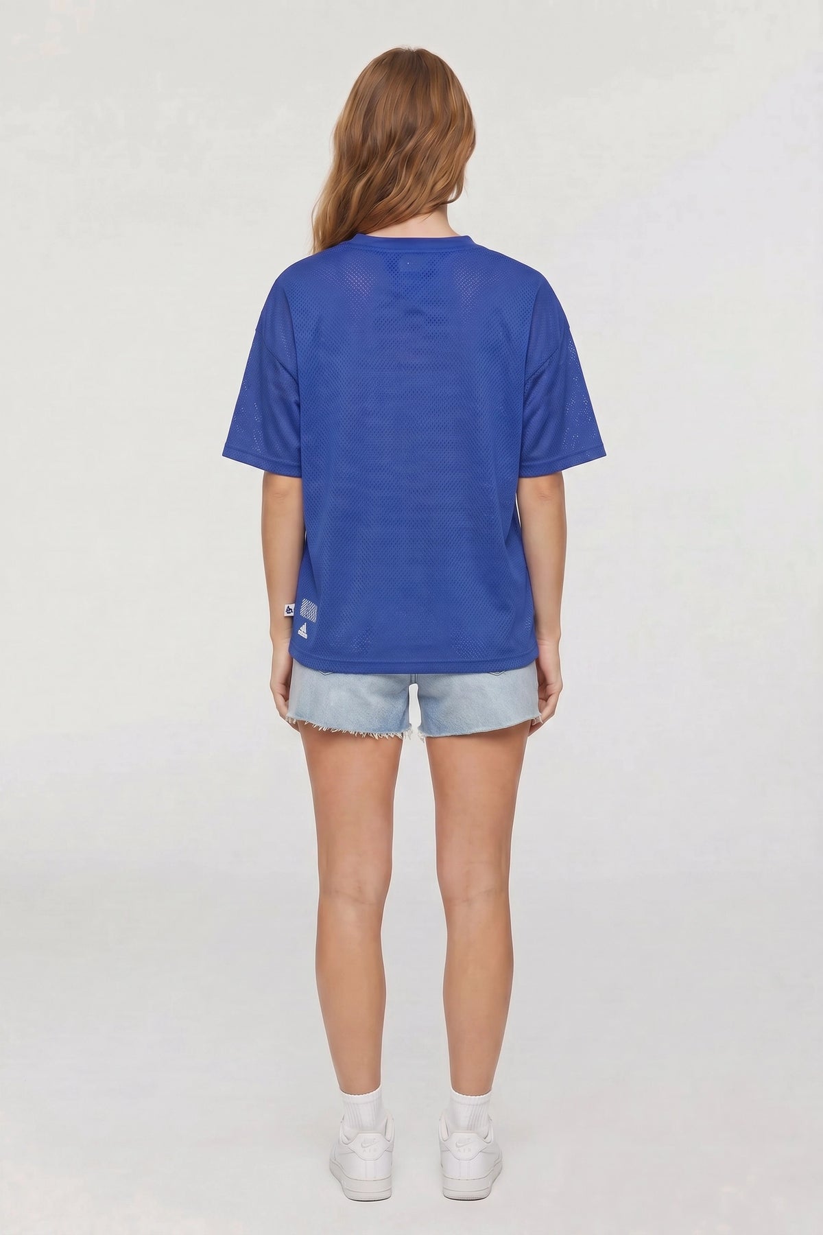 Alt View 4. USA Graphic Mesh Jersey - Baby Blue