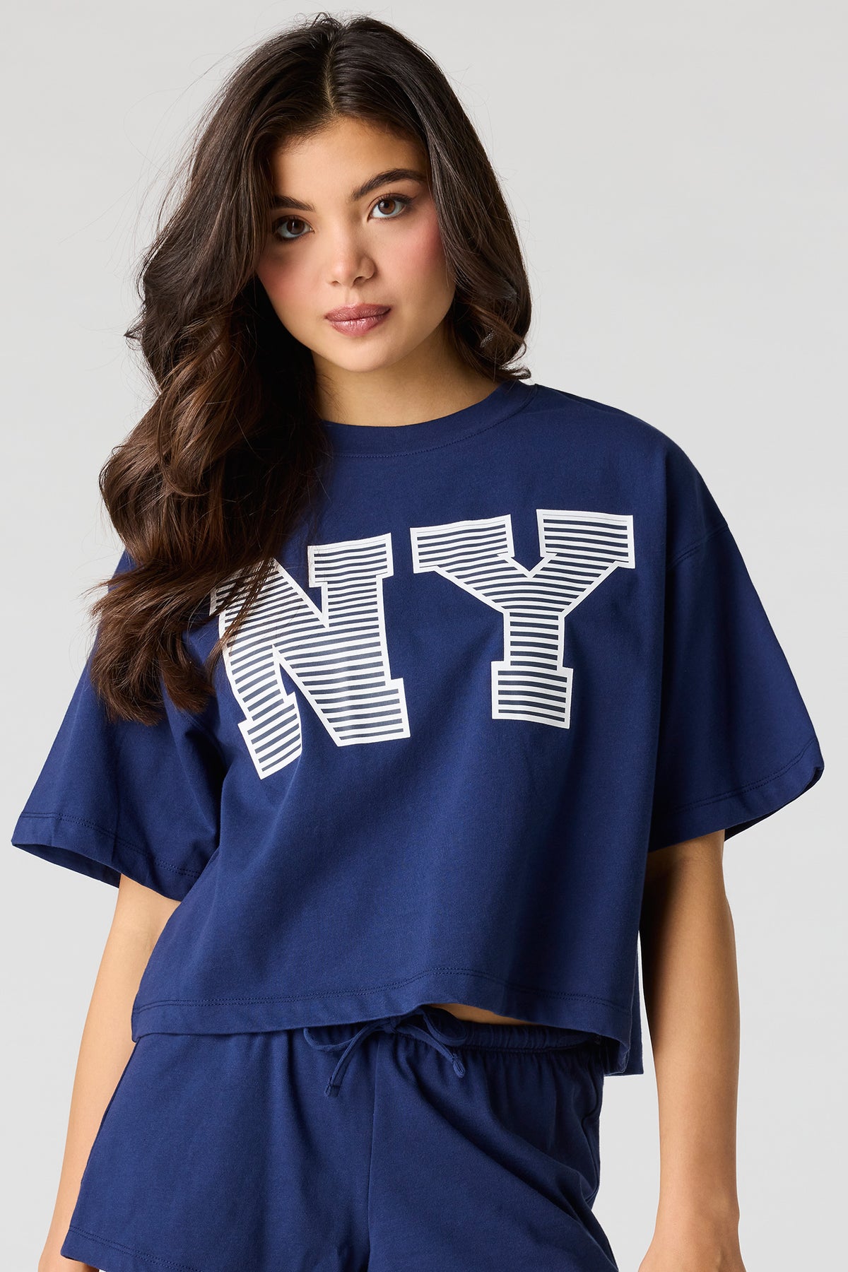 Boxy T-Shirt - Dark Blue