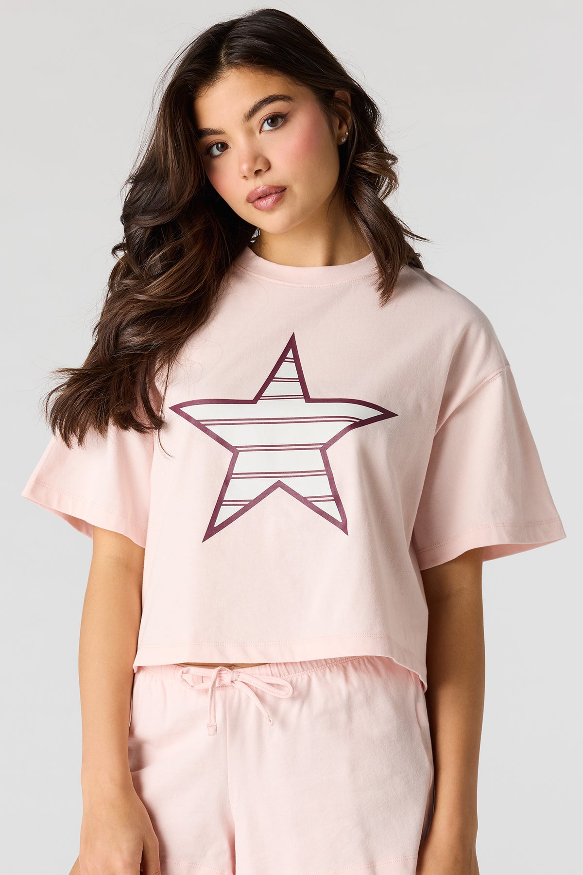 Boxy T-Shirt - Pink
