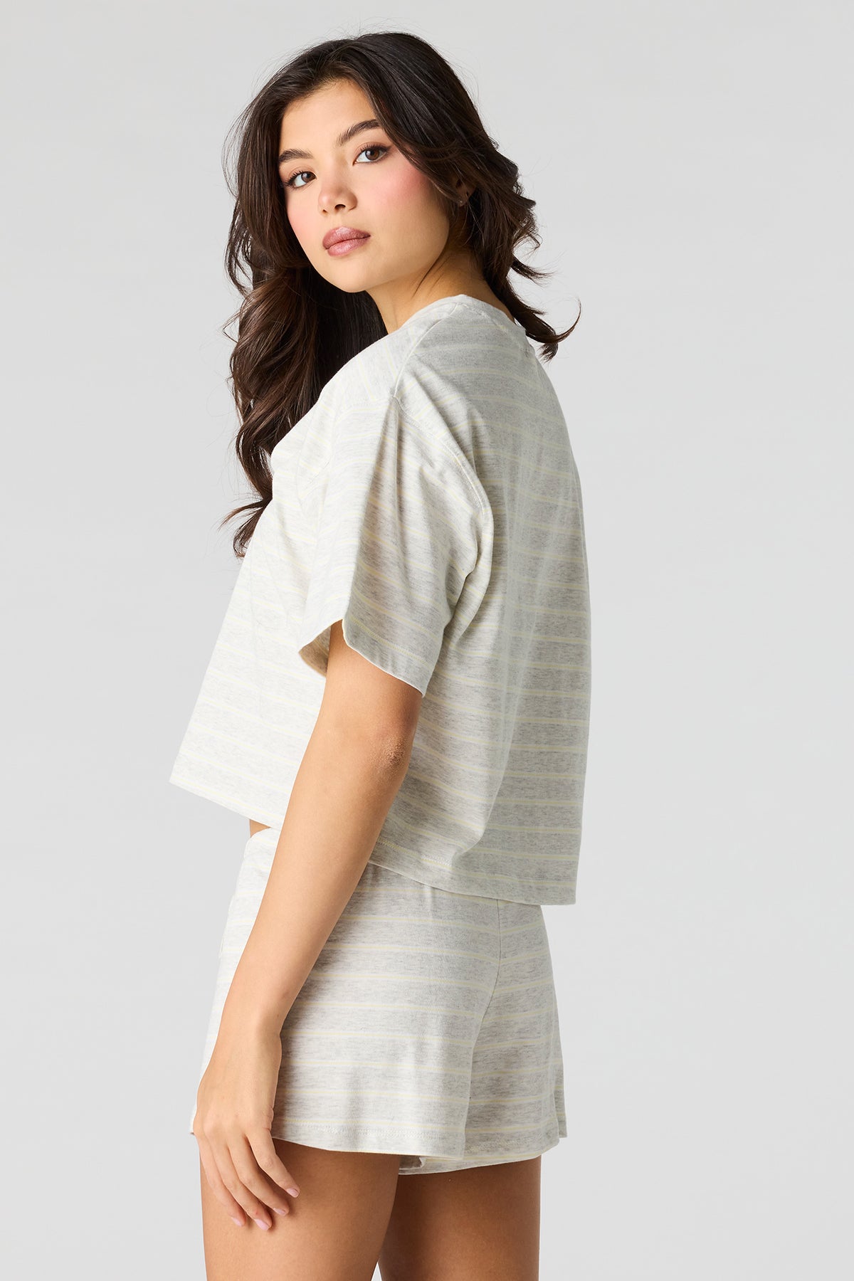 Alt View 2. Drawstring Short - Yellow