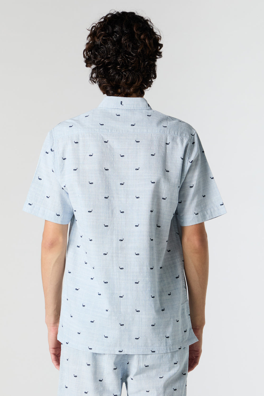 Whale Ditsy Print Button-Up Top Whale Ditsy Print Button-Up Top 2